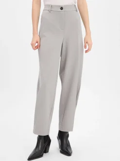 Opus Damen Stoffhose - Maiga fresh in hellgrau