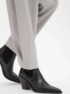 Opus Damen Stoffhose - Maiga fresh in hellgrau