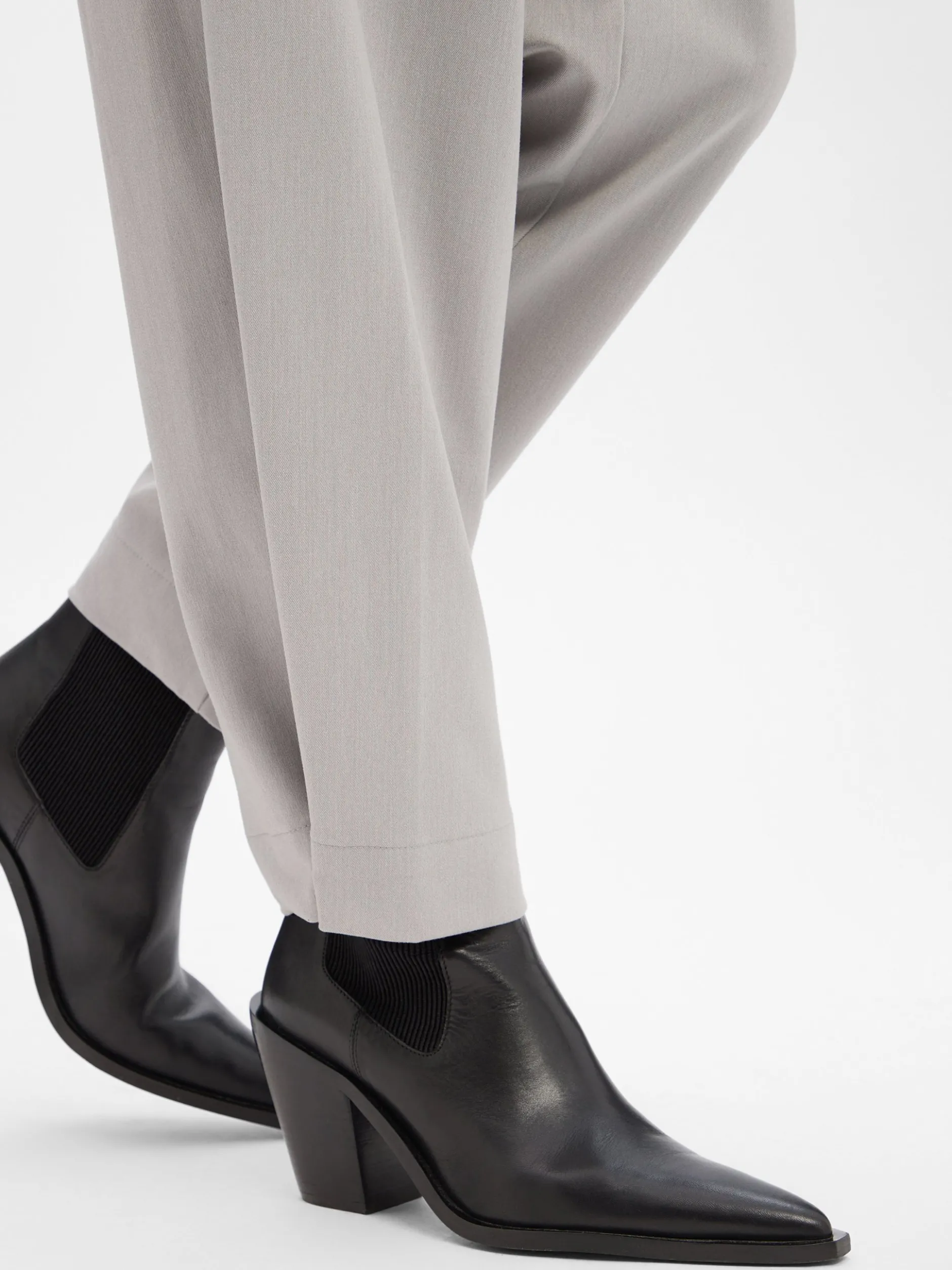 Opus Damen Stoffhose - Maiga fresh in hellgrau