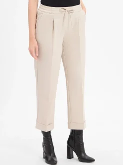 Opus Damen Stoffhose - Melosa City in beige