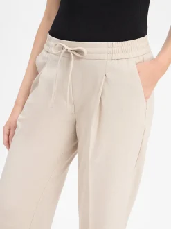 Opus Damen Stoffhose - Melosa City in beige