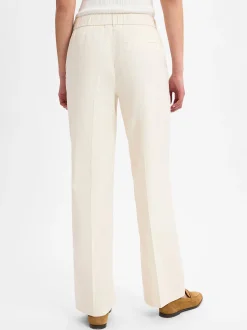 Opus Damen Stoffhose mit Leinen-Anteil - Maiga Linen in sand
