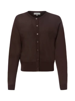 Opus Damen Strickjacke - Desela in mocca