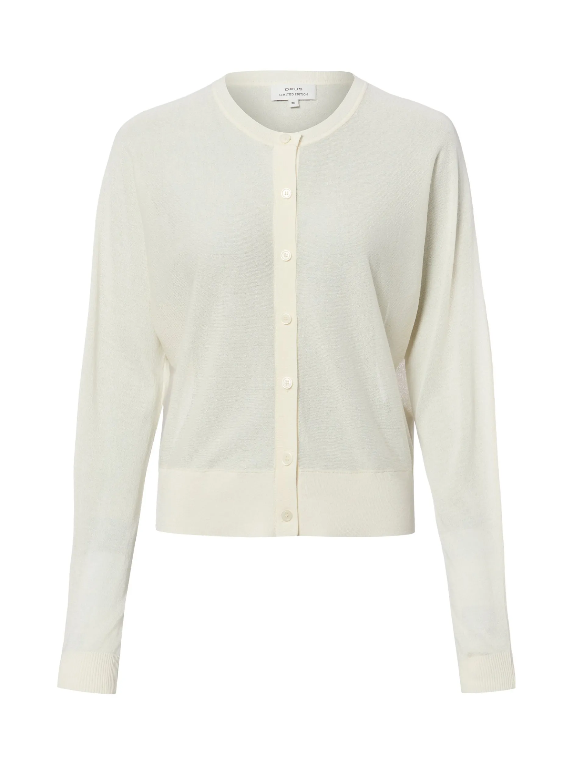 Opus Damen Strickjacke - Desela in ecru