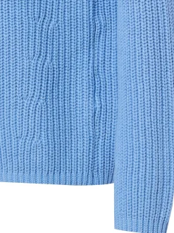 Opus Damen Strickpullover - Parto in hellblau