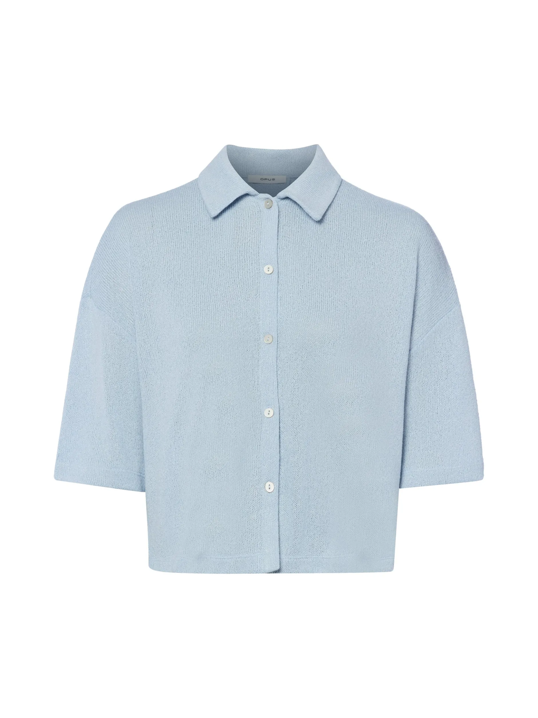 Opus Damen Strickshirt - Sitrica in hellblau