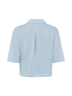 Opus Damen Strickshirt - Sitrica in hellblau