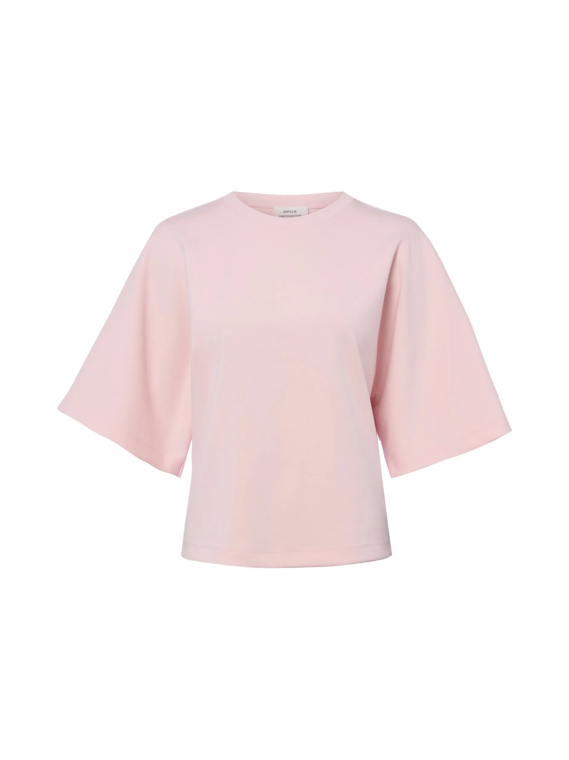 Opus Damen Sweatshirt - Gikko in rosa - Ärmel: Halbarm