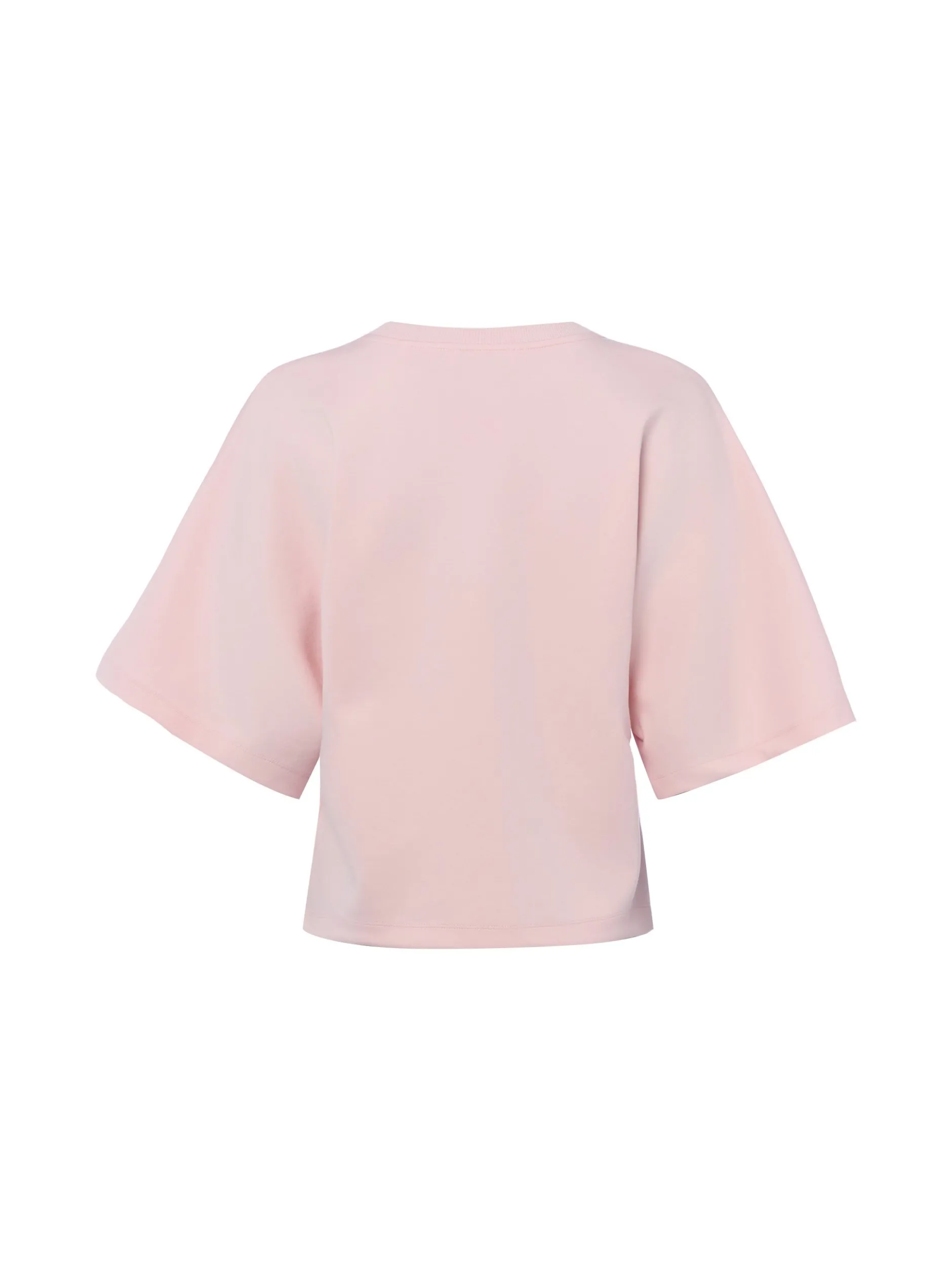 Opus Damen Sweatshirt - Gikko in rosa - Ärmel: Halbarm
