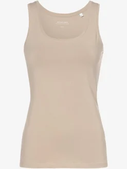 Opus Damen Top - Imilia in beige - Ausschnitt: Rundhals
