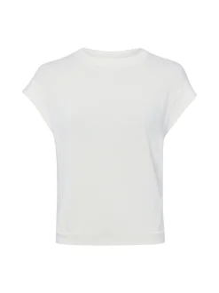 Opus Damen T-Shirt - Salimera in ecru - Ärmel: kurzarm