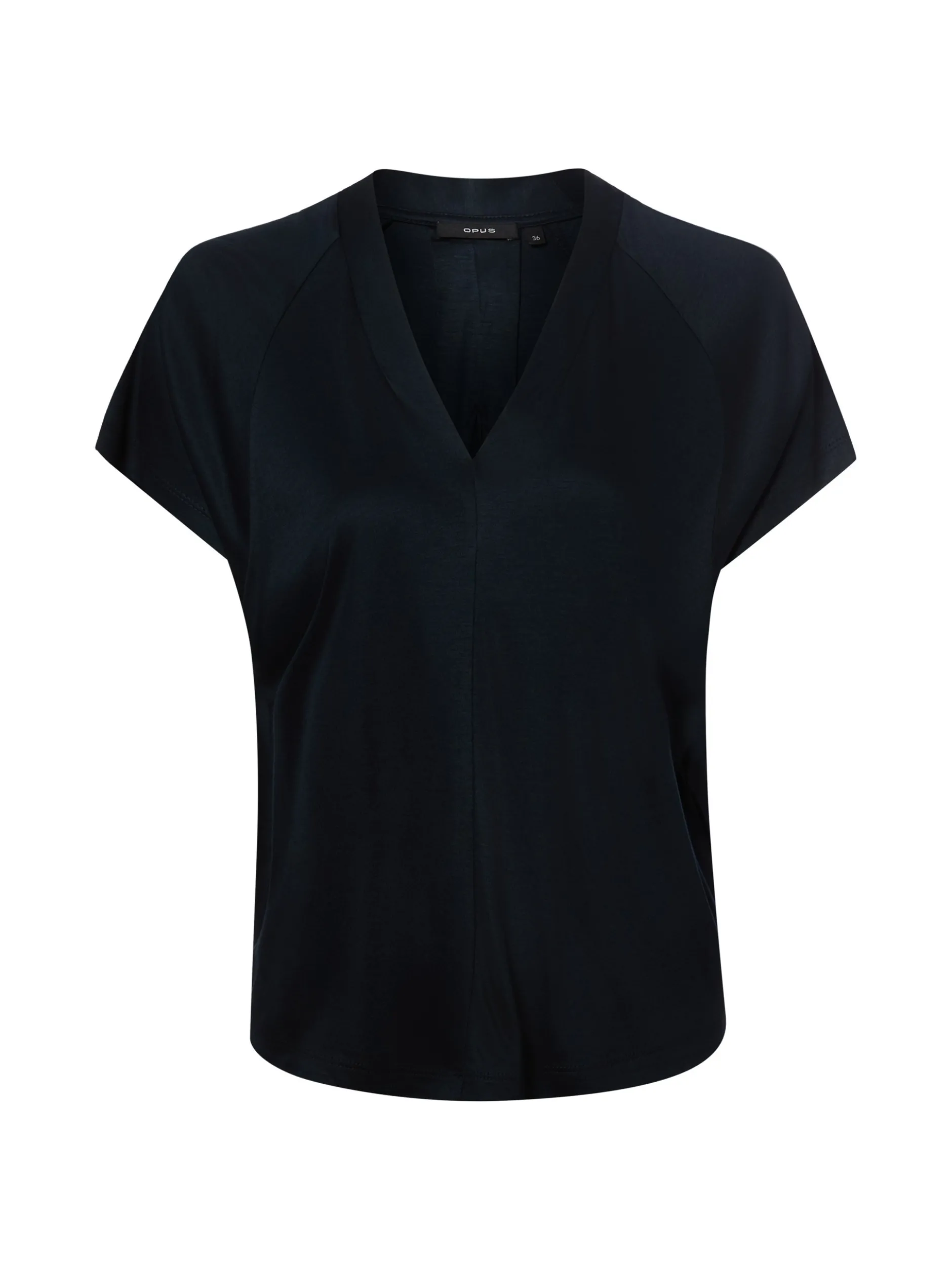 Opus Damen T-Shirt - Sanebie in marine - Ärmel: kurzarm