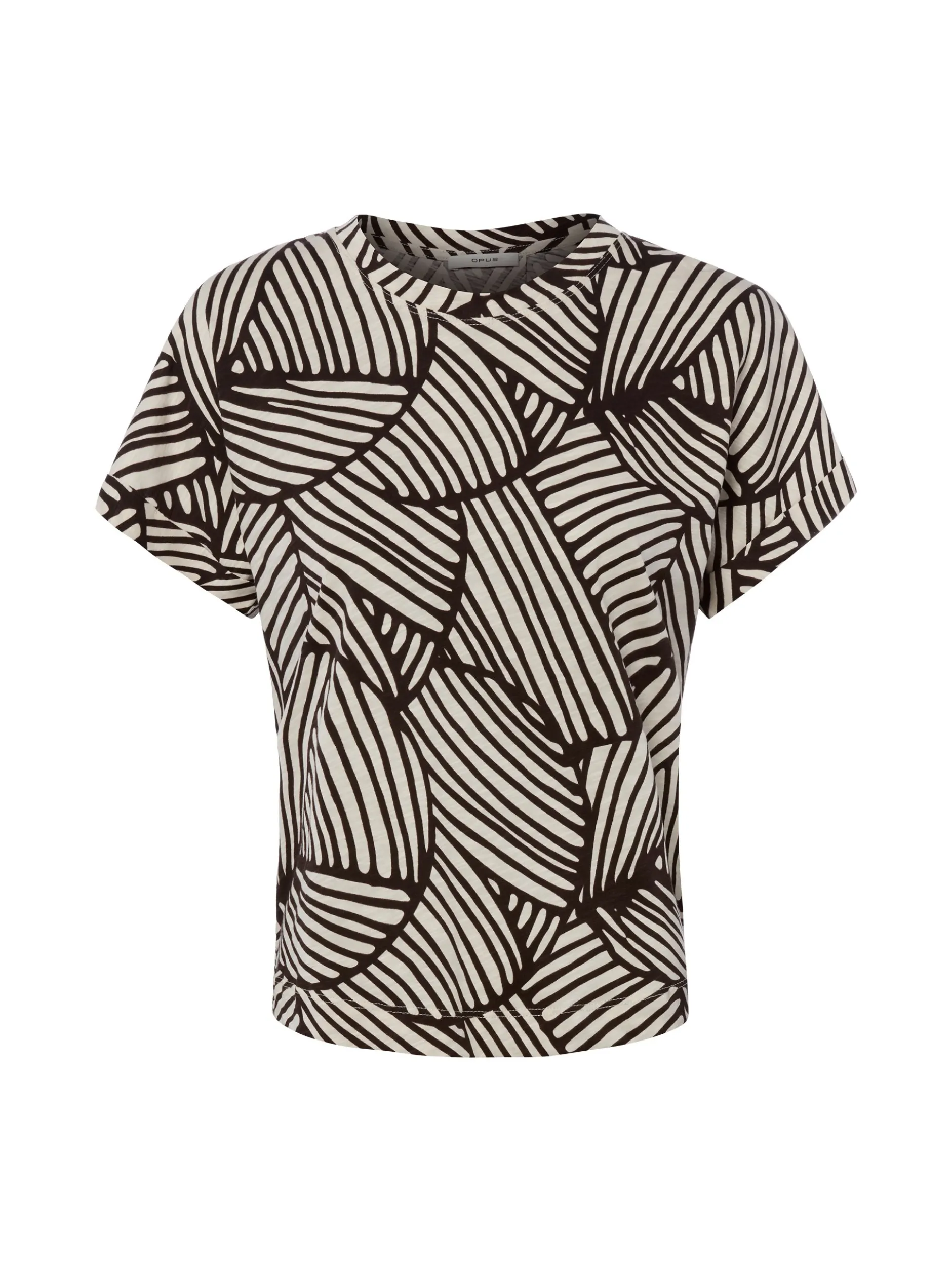 Opus Damen T-Shirt - Soprinti in weiß schoko