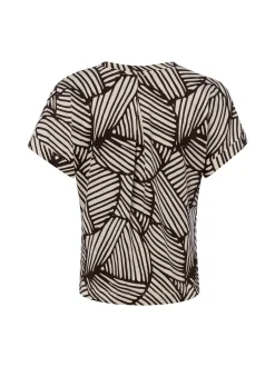 Opus Damen T-Shirt - Soprinti in weiß schoko