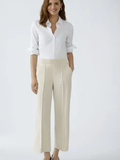 Oui Damen Culotte in weiß