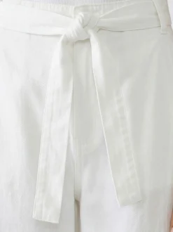 Oui Damen Culotte in weiß