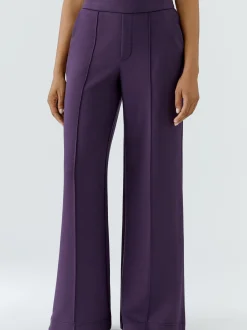 Oui Damen Hose in purple
