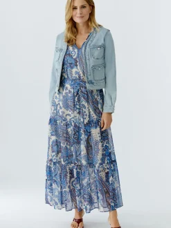 Oui Damen Jeansjacke in light stone denim