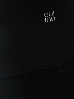 Oui Damen Leggings in schwarz