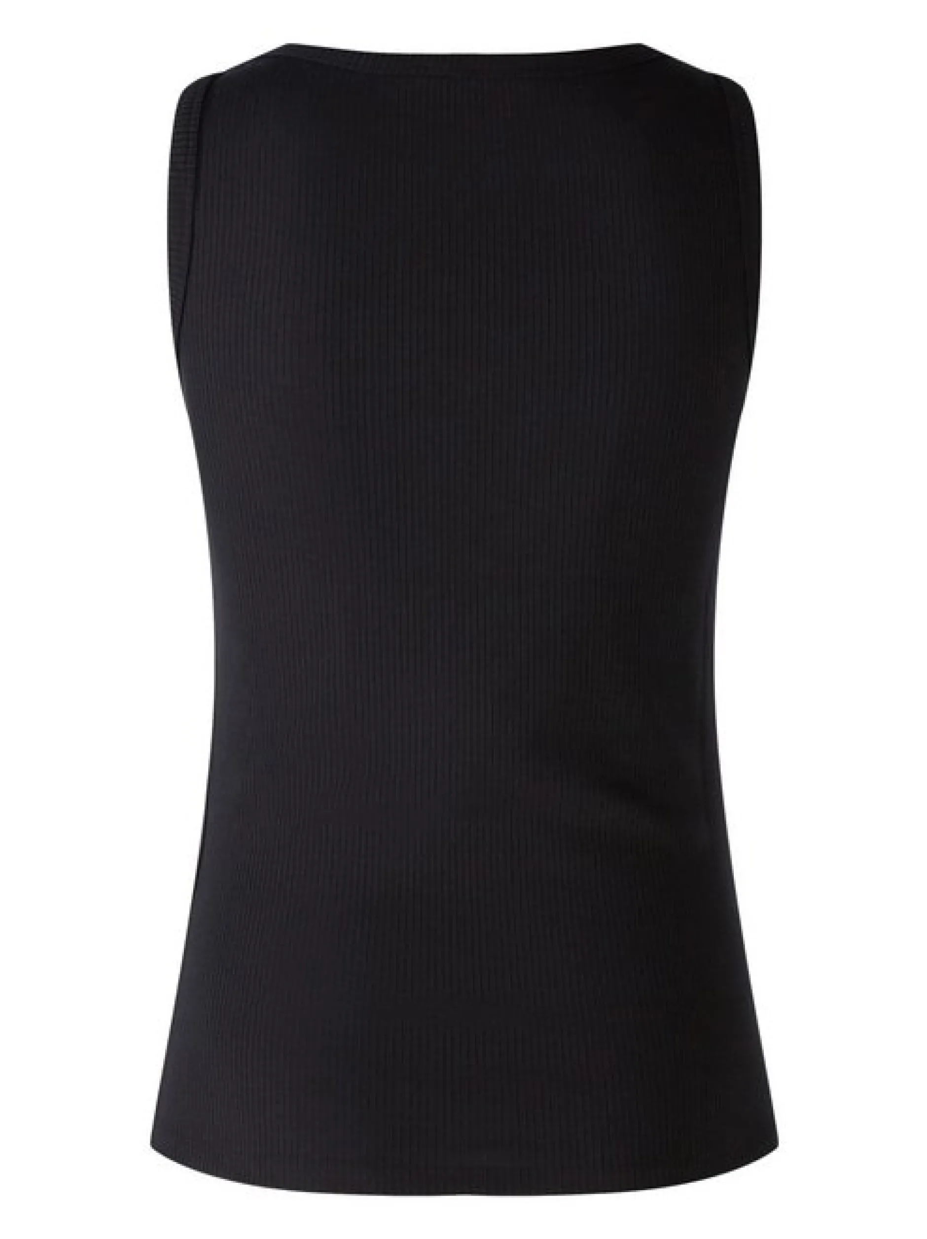 Oui Damen Top in schwarz - Ausschnitt: Rundhals