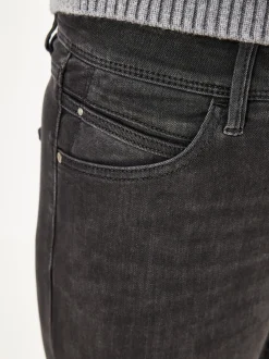 Paddock`s Damen 5-Pocket Jeans - PAT Slim Fit in anthrazit
