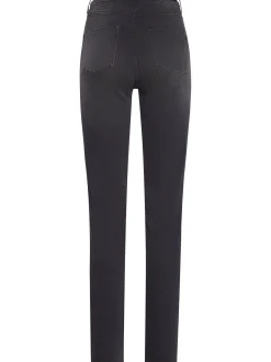 Paddock`s Damen 5-Pocket Jeans - PAT Slim Fit in anthrazit