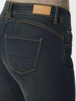 Paddock`s Damen 5-Pocket Jeans - PAT Slim Fit in dark stone