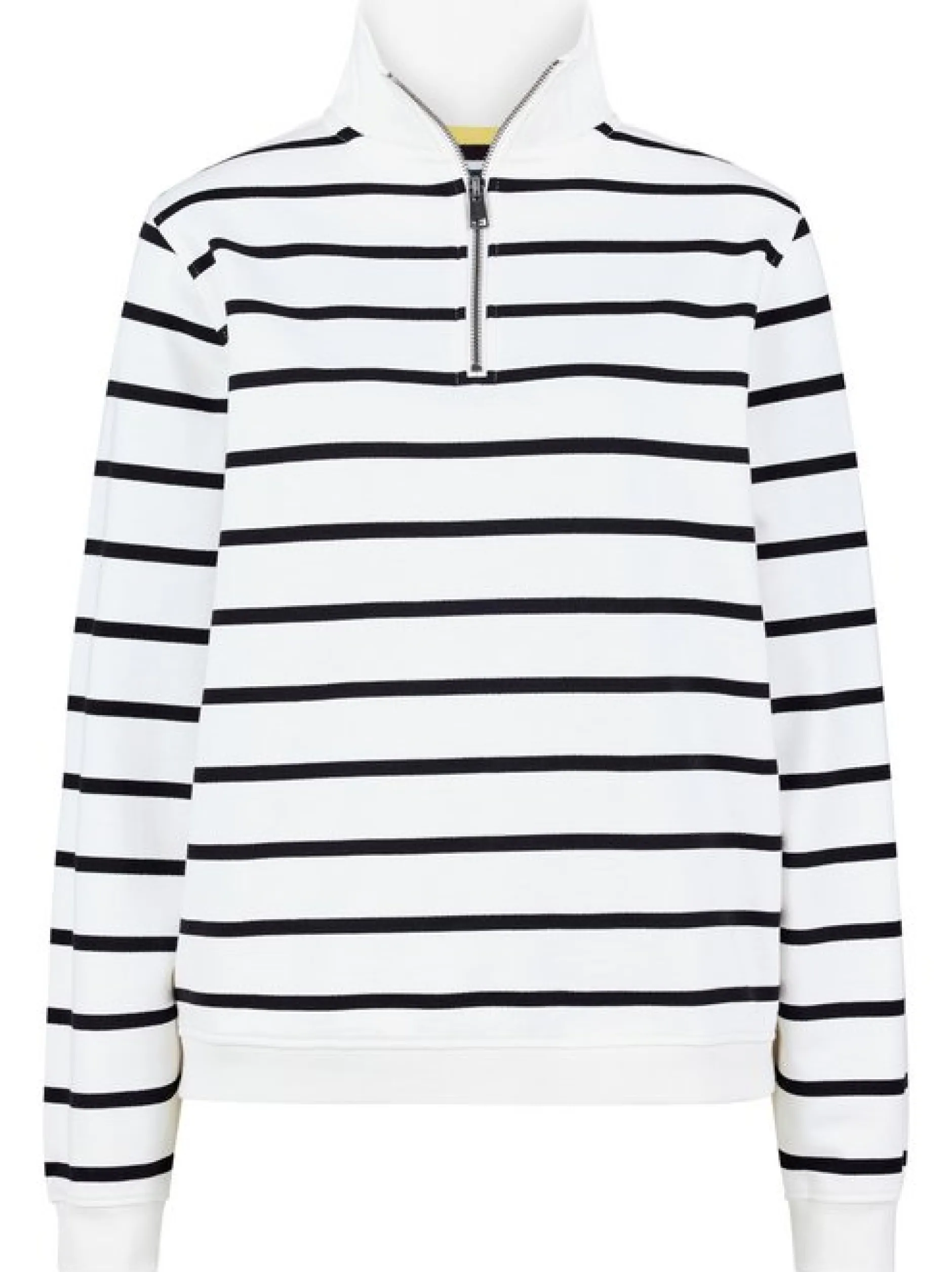 Paddock`s Damen Pullover - Regular Fit in weiß mehrfarbig