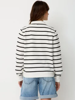 Paddock`s Damen Pullover - Regular Fit in weiß mehrfarbig