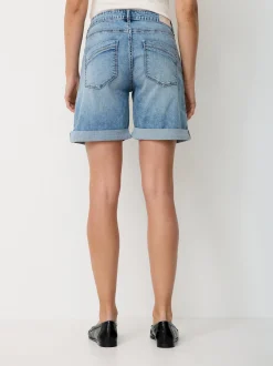 Paddock`s Damen Shorts - ELLI Relaxed Fit in blue stone