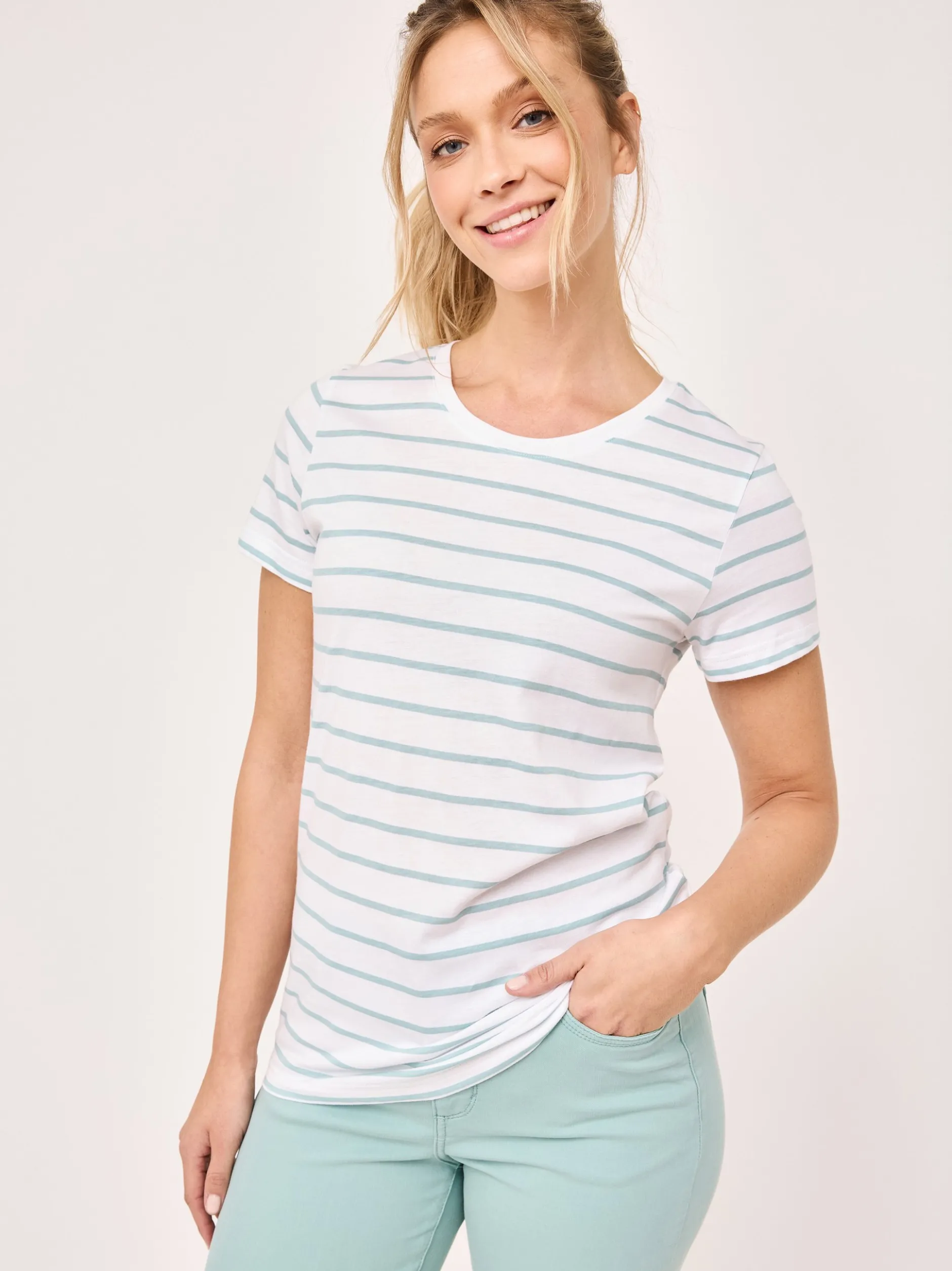Paddock`s Damen T-Shirts - Short sleeve Regular Fit in mehrfarbig