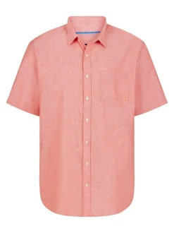 Paddock`s Herren Hemd - Regular Fit in orange