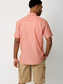 Paddock`s Herren Hemd - Regular Fit in orange
