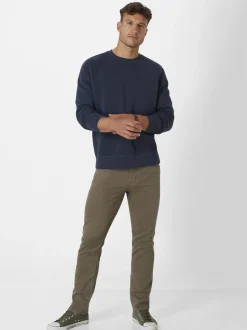 Paddock`s Herren 5-Pocket Hose - PIPE Slim Fit in braun