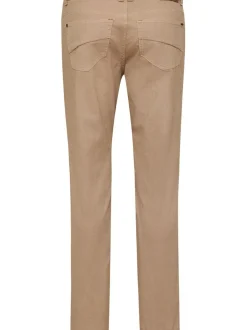 Paddock`s Herren 5-Pocket Hose - PIPE Slim Fit in beige
