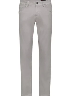 Paddock`s Herren 5-Pocket Hose - PIPE Slim Fit in grau