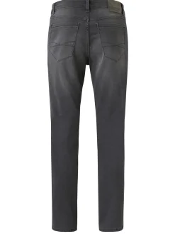Paddock`s Herren 5-Pocket Jeans - PIPE Slim Fit in grau