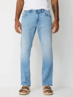 Paddock`s Herren 5-Pocket Jeans - BEN Regular Fit in bleached
