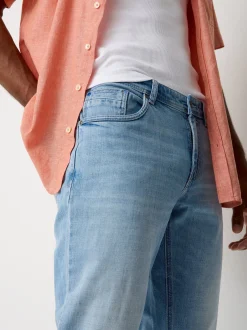 Paddock`s Herren 5-Pocket Jeans - BEN Regular Fit in bleached