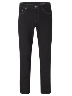 Paddock`s Herren 5-Pocket Jeans - PIPE Slim Fit in schwarz