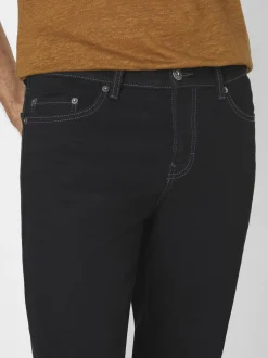 Paddock`s Herren 5-Pocket Jeans - PIPE Slim Fit in schwarz