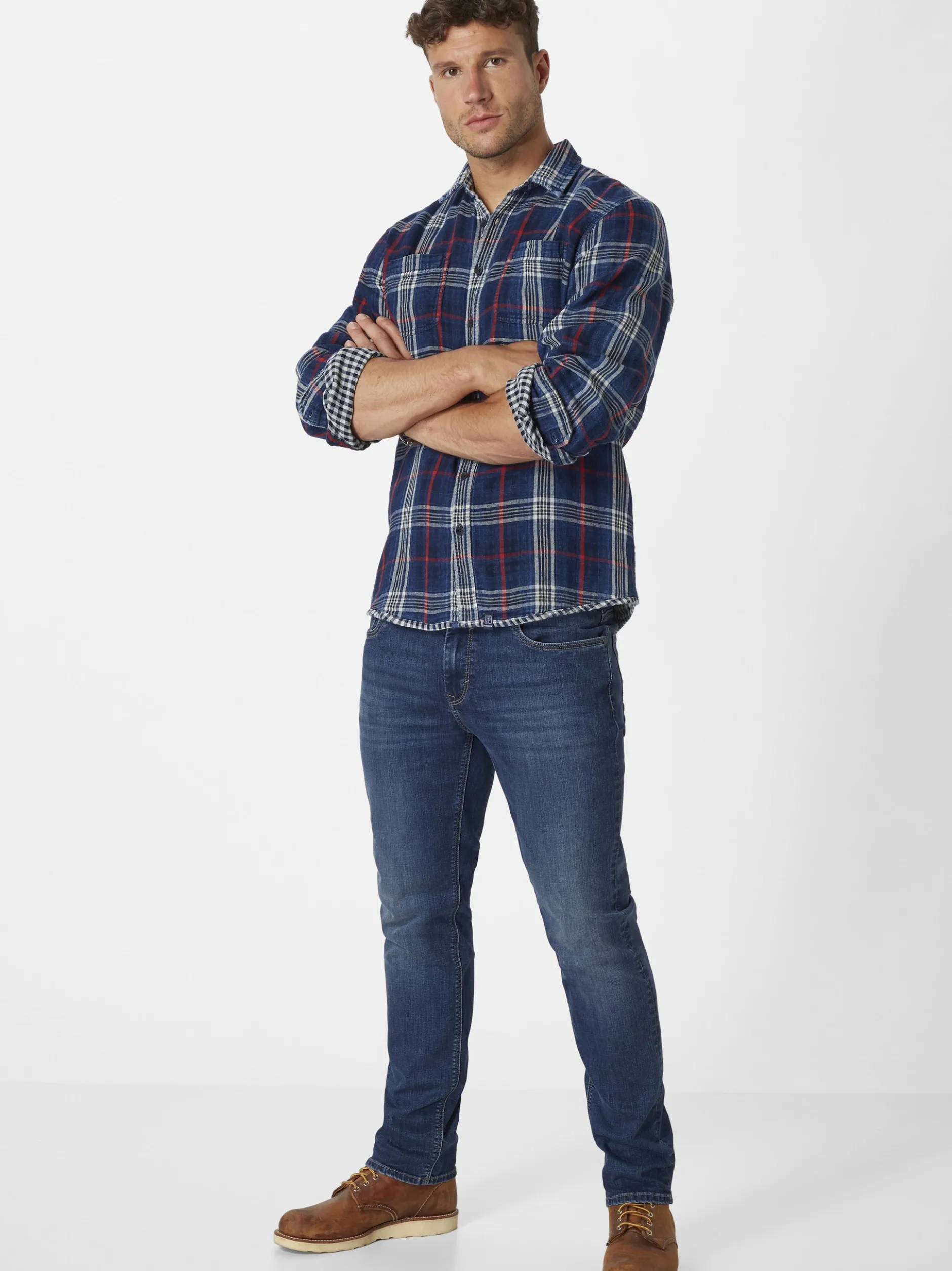 Paddock`s Herren 5-Pocket Jeans - BEN Regular Fit in blau