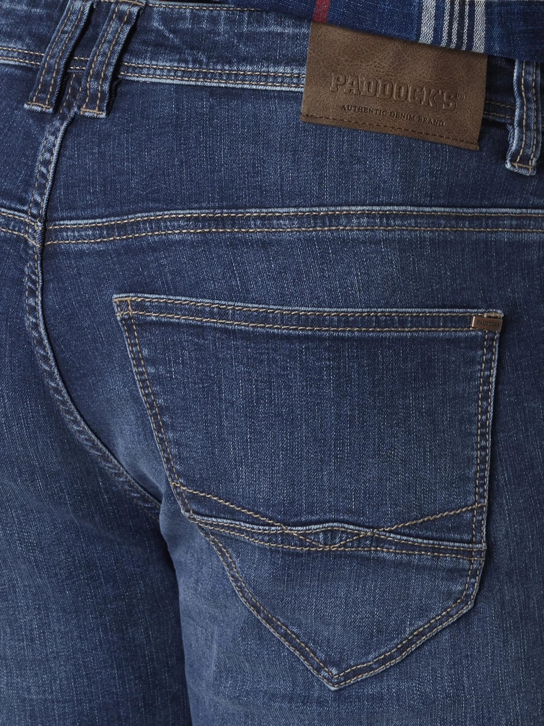 Paddock`s Herren 5-Pocket Jeans - BEN Regular Fit in blau