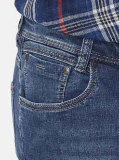 Paddock`s Herren 5-Pocket Jeans - BEN Regular Fit in blau