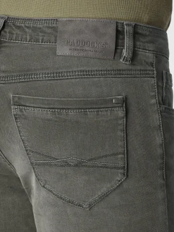 Paddock`s Herren 5-Pocket Jeans - PIPE Slim Fit in grau