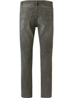 Paddock`s Herren 5-Pocket Jeans - PIPE Slim Fit in grau