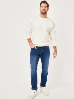 Paddock`s Herren 5-Pocket Jeans - PIPE Slim Fit in denim