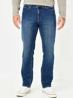 Paddock`s Herren 5-Pocket Jeans - PIPE Slim Fit in dark stone