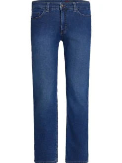 Paddock`s Herren 5-Pocket Jeans - PIPE Slim Fit in dark stone