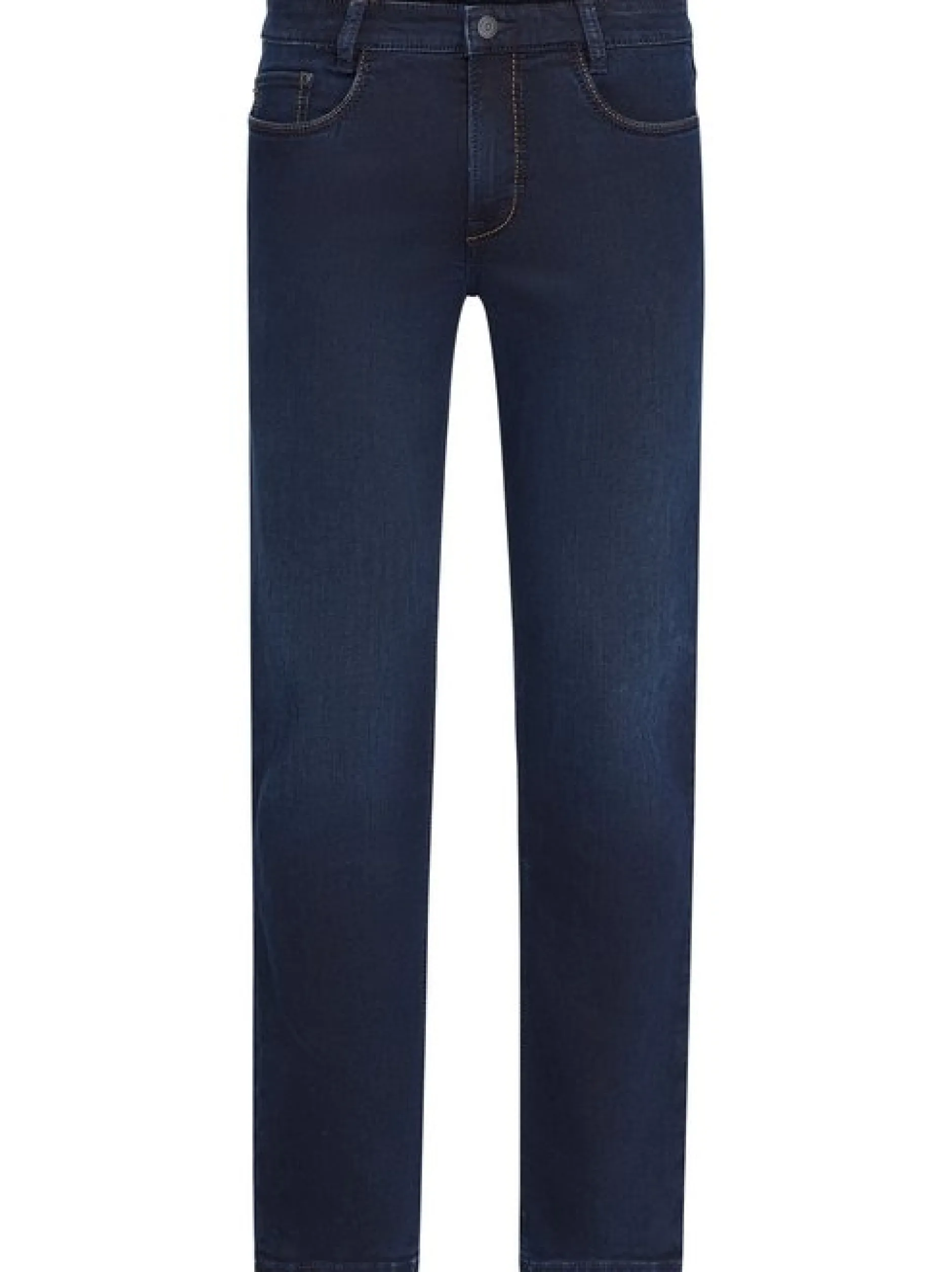 Paddock`s Herren 5-Pocket Jeans - PIPE Saddle Stitch Slim Fit in dark stone
